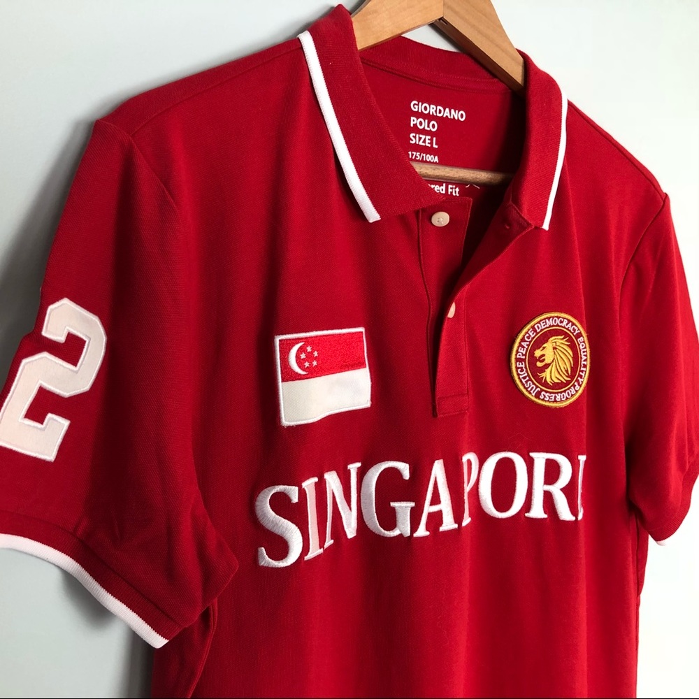Giordano Singapore polo shirt SZ large